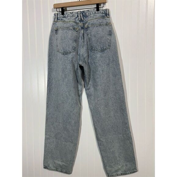 Good American 90s Loose Jeans Women’s 2 / 26 Blue High Rise Baggy Straight Denim - Picture 2 of 7